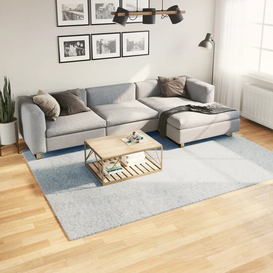 Vloerkleed Huarte Laagpolig Zacht Wasbaar Blauw 200 x 280 cm