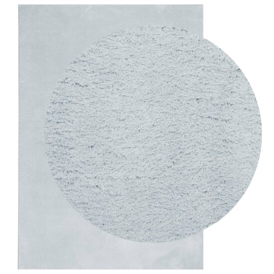 Vloerkleed Huarte Laagpolig Zacht Wasbaar Blauw 120 x 170 cm