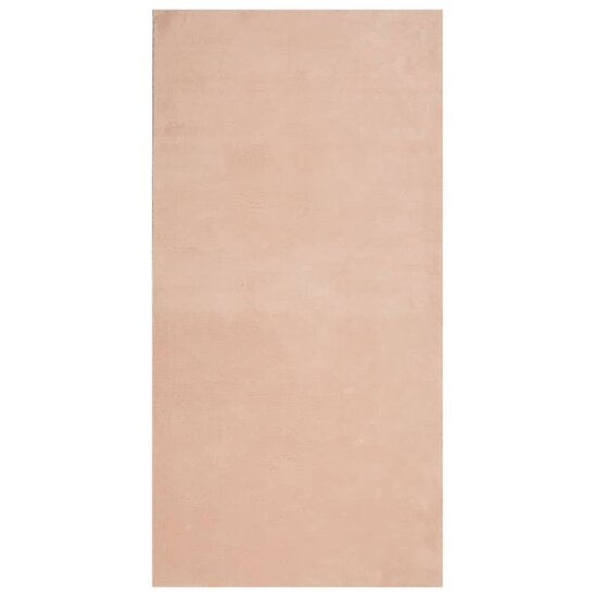 Vloerkleed Huarte Laagpolig Zacht Wasbaar Roze 100 x 200 cm