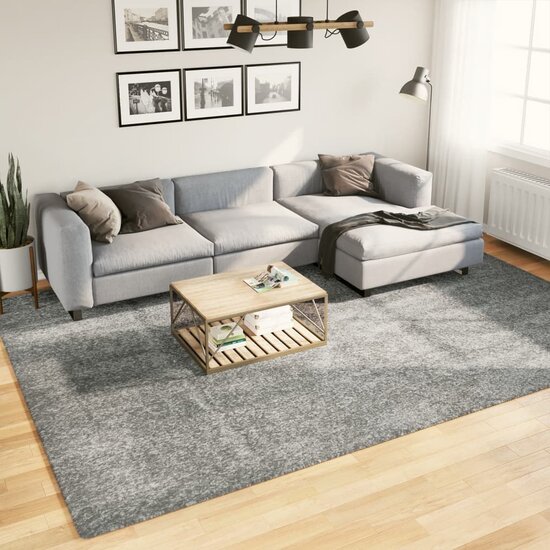 Vloerkleed Pamplona Shaggy Hoogpolig Modern Groen 240 x 340 cm