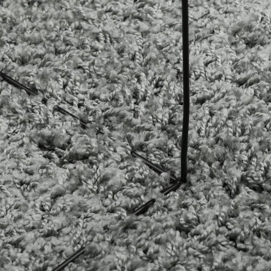 Vloerkleed Pamplona Shaggy Hoogpolig Modern Groen &Oslash; 120 cm