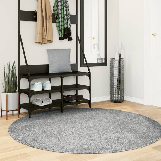 Vloerkleed Pamplona Shaggy Hoogpolig Modern Groen &Oslash; 160 cm