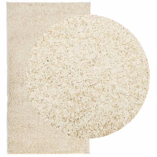 Vloerkleed Pamplona Shaggy Hoogpolig Modern Kleur Goud 60 x 110 cm