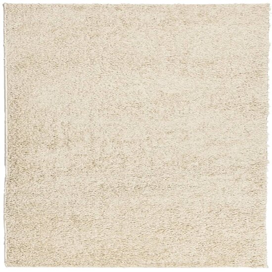 Vloerkleed Pamplona Shaggy Hoogpolig Modern Goud 160 x 160 cm