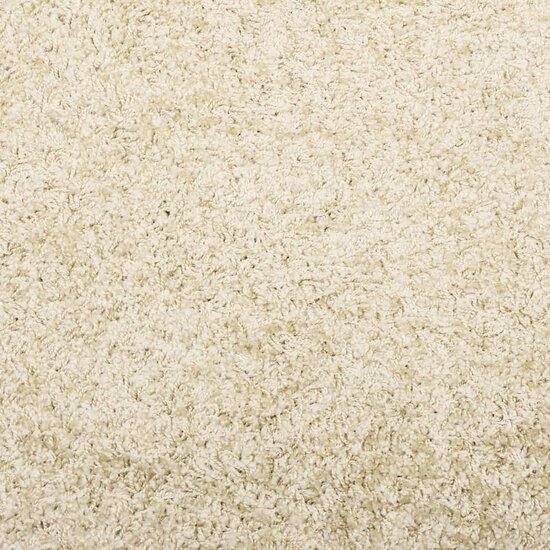 Vloerkleed Pamplona Shaggy Hoogpolig Modern Goud 160 x 160 cm