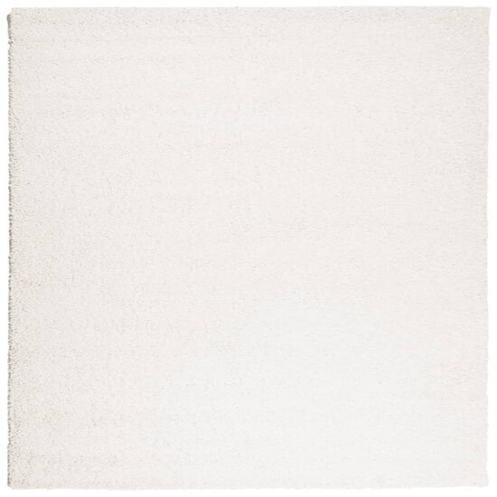 Vloerkleed Pamplona Shaggy Hoogpolig Modern Cr&egrave;me 160 x 160 cm