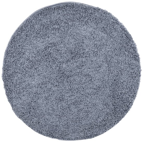 Vloerkleed PAMPLONA shaggy hoogpolig modern &Oslash; 280 cm blauw