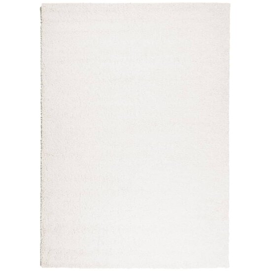 Vloerkleed PAMPLONA shaggy hoogpolig modern 200x280 cm cr&egrave;me