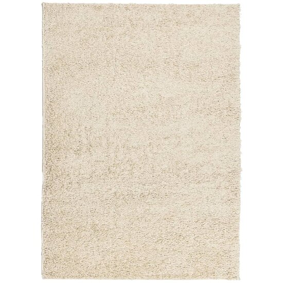 Vloerkleed PAMPLONA shaggy hoogpolig modern 200x280 cm goud