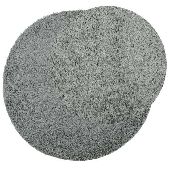 Vloerkleed PAMPLONA shaggy hoogpolig modern &Oslash; 80 cm groen