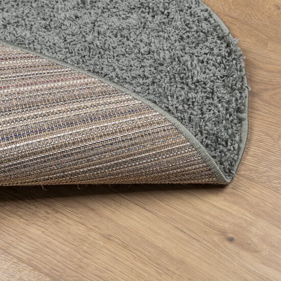 Vloerkleed PAMPLONA shaggy hoogpolig modern &Oslash; 240 cm groen