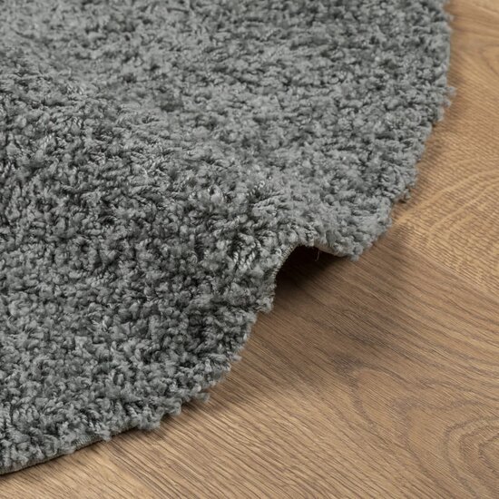Vloerkleed PAMPLONA shaggy hoogpolig modern &Oslash; 240 cm groen