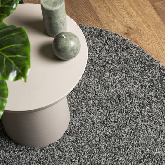 Vloerkleed PAMPLONA shaggy hoogpolig modern &Oslash; 240 cm groen