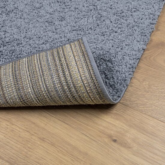 Vloerkleed PAMPLONA shaggy hoogpolig modern 60x110 cm blauw
