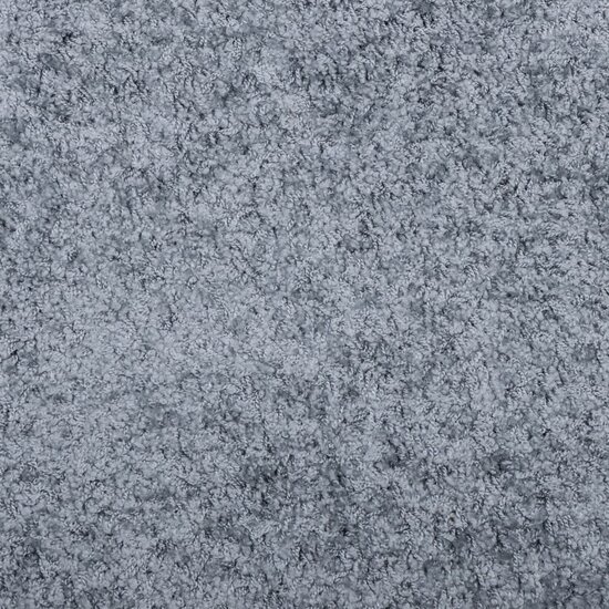 Vloerkleed PAMPLONA shaggy hoogpolig modern 60x110 cm blauw