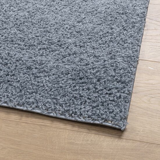 Vloerkleed Pamplona Shaggy Hoogpolig Modern Blauw 120 x 170 cm