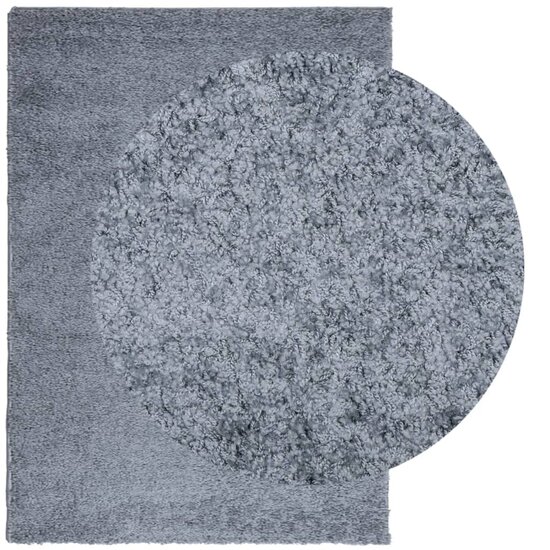 Vloerkleed Pamplona Shaggy Hoogpolig Modern Blauw 200 x 280 cm