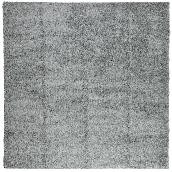 Vloerkleed Pamplona Shaggy Hoogpolig Modern Groen 200 x 200 cm