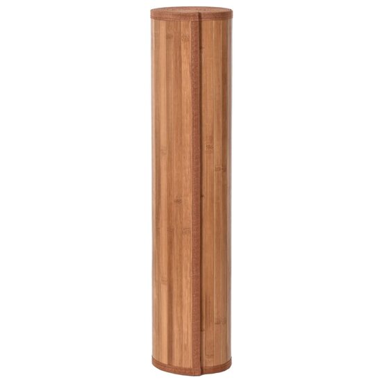 Vloerkleed Rechthoekig Bamboe 80 x 500 cm Naturel
