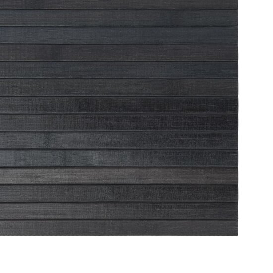 Vloerkleed Rechthoekig Bamboe 70 x 500 cm Grijs