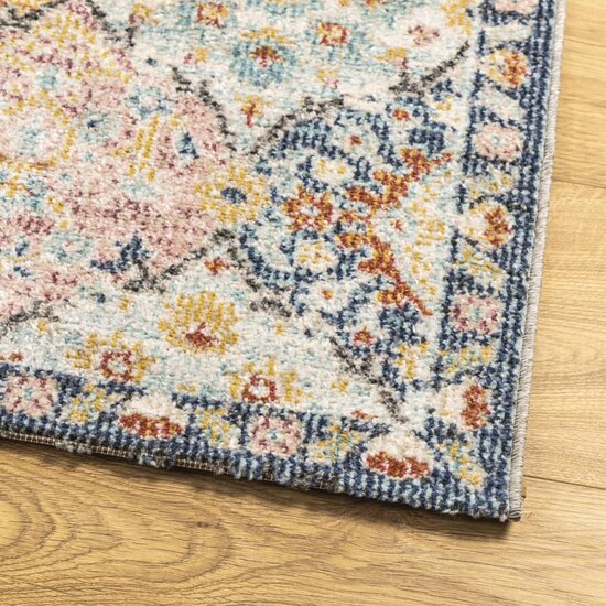 Vloerkleed Arbizu Binnen En Buiten Vintage Stijl 80 x 150 cm Multikleur