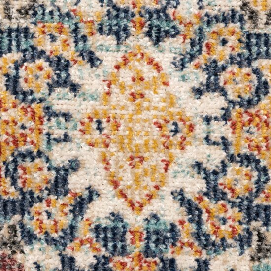 Vloerkleed Arbizu Binnen En Buiten Vintage Stijl 80 x 150 cm Multikleur