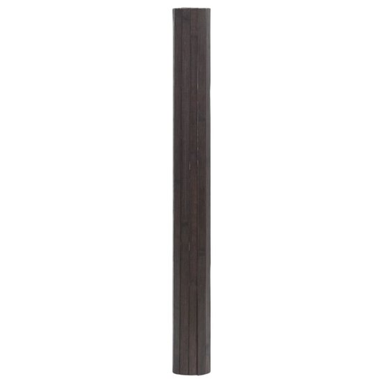 Vloerkleed Rechthoekig Bamboe 70 x 500 cm Donkerbruin