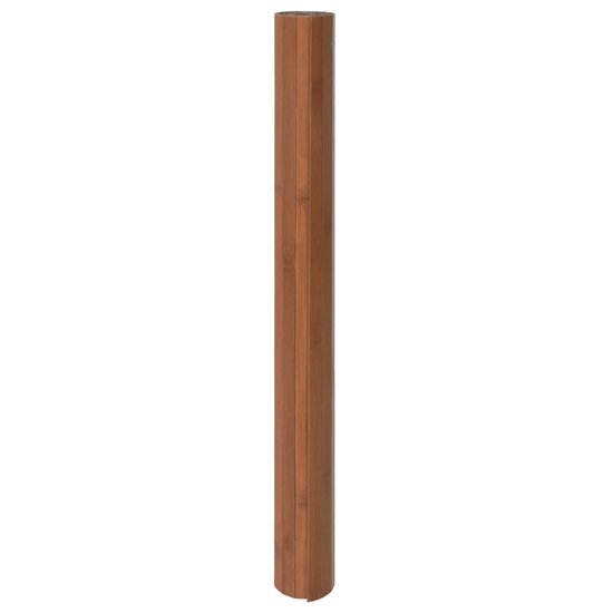 Vloerkleed Rechthoekig Bamboe 60 x 100 cm Bruin