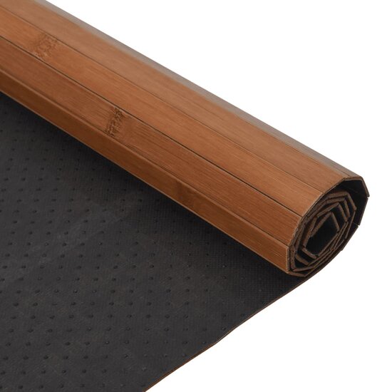 Vloerkleed Rechthoekig Bamboe 60 x 100 cm Bruin