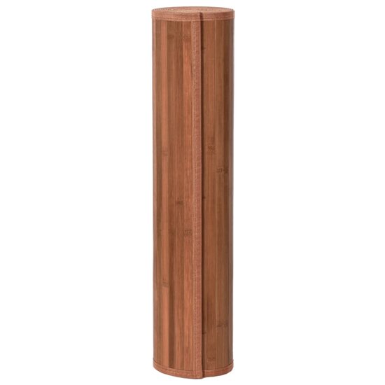 Vloerkleed Rechthoekig Bamboe 80 x 500 cm Bruin
