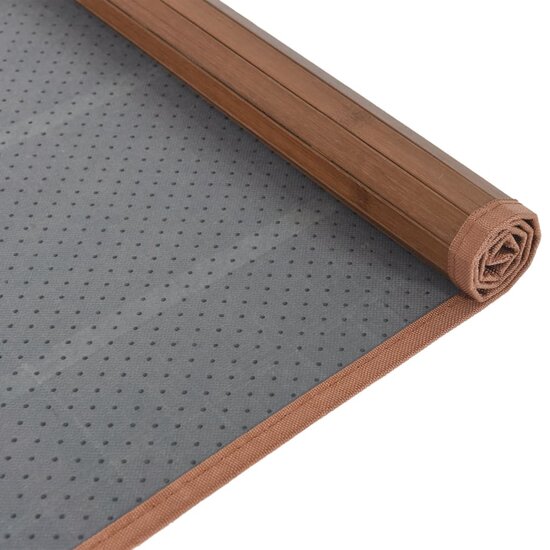 Vloerkleed Rechthoekig Bamboe 80 x 500 cm Bruin