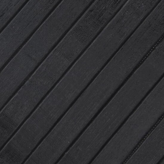 Vloerkleed Rechthoekig Bamboe 100 x 1000 cm Grijs
