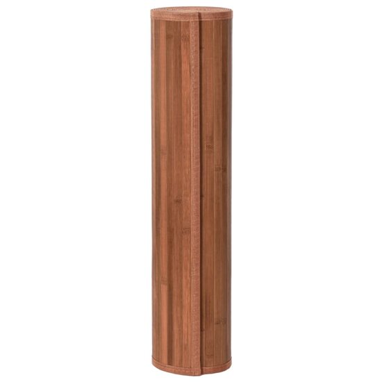 Vloerkleed Rechthoekig Bamboe 80 x 1000 cm Bruin
