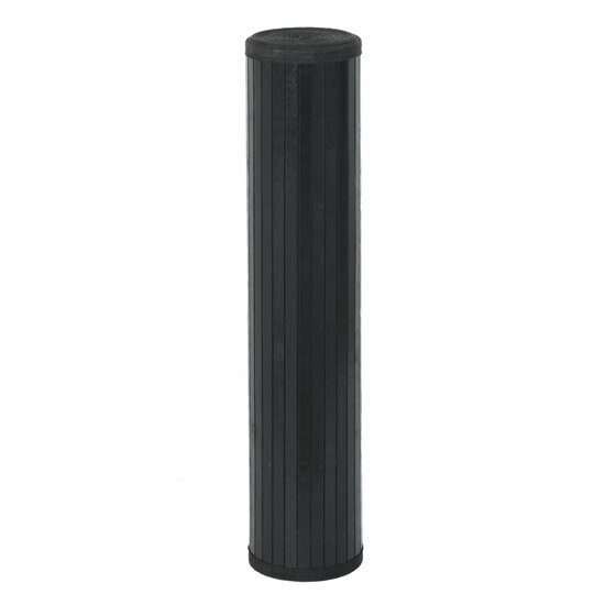 Vloerkleed Rechthoekig Bamboe 100 x 1000 cm Zwart