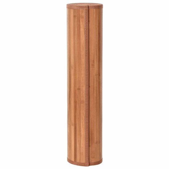 Vloerkleed Rechthoekig Bamboe 60 x 500 cm Bruin