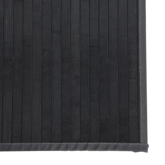 Vloerkleed Rechthoekig Bamboe 60 x 500 cm Grijs