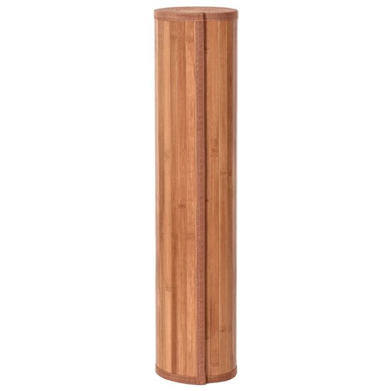 Vloerkleed Rechthoekig Bamboe 70 x 1000 cm Bruin
