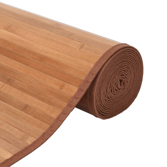 Vloerkleed Rechthoekig Bamboe 70 x 500 cm Naturel