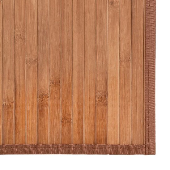 Vloerkleed Rechthoekig Bamboe 70 x 500 cm Naturel