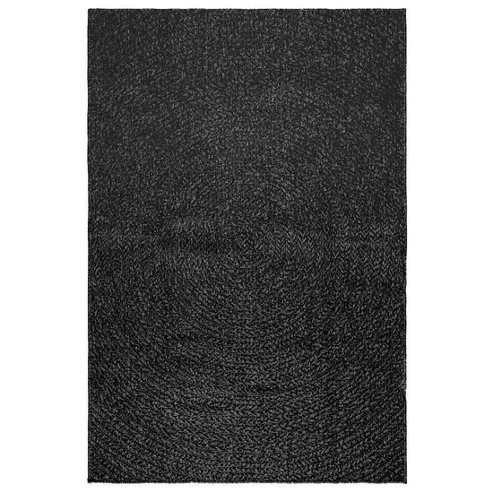 Vloerkleed Zizur Binnen En Buiten 120X170Cm Jute Look Antraciet 120 x 170 cm Rond
