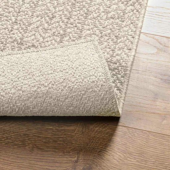 Vloerkleed ZIZUR room binnen en buiten 200x290 cm jute look