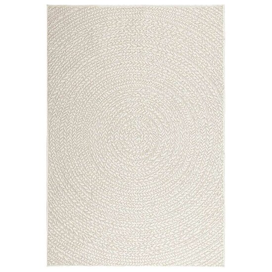 Vloerkleed ZIZUR room binnen en buiten 120x170 cm jute look