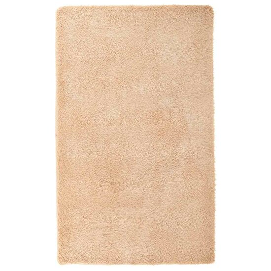 Hoogpolig vloerkleed NAVARRA 80x150 cm polyester beige