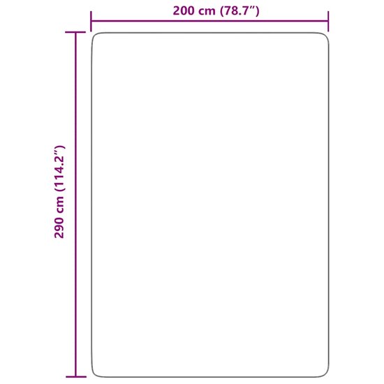 Hoogpolig vloerkleed NAVARRA 200x290 cm polyester cr&egrave;mekleurig