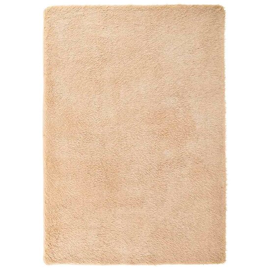 Hoogpolig vloerkleed NAVARRA 240x340 cm polyester beige