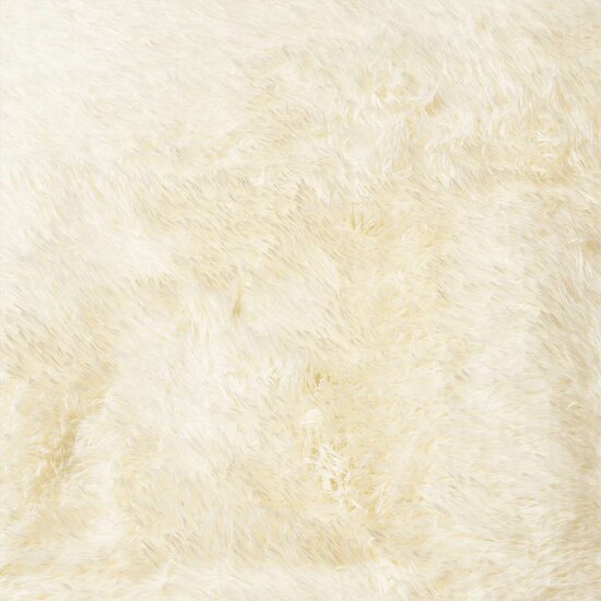 Hoogpolig Vloerkleed Navarra Polyester Kleurig Cr&egrave;me 160 x 160 cm Rond