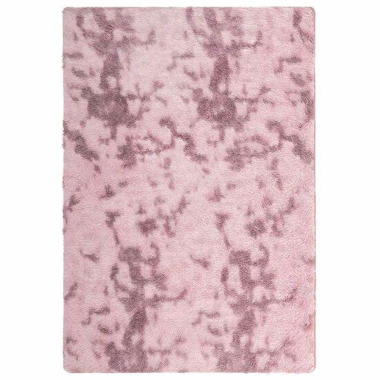 Hoogpolig Vloerkleed Navarra Polyester Stoffig Roze Dusty Pink 200 x 290 cm Rechthoekig