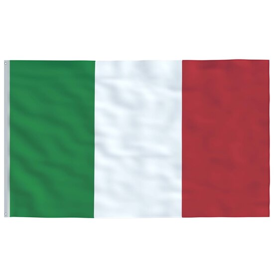 Vlag Met Vlaggenmast 5,55 M Aluminium 5.55 m Itali&euml;