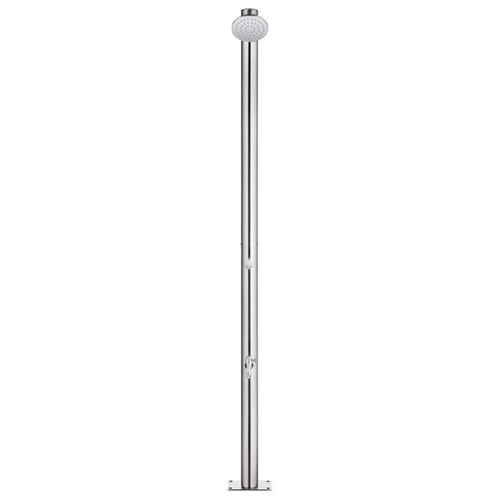 Buitendouche 215 cm roestvrij staal