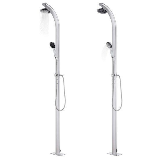 Buitendouche 215 cm aluminium
